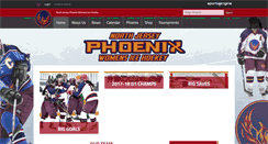 Desktop Screenshot of njphoenixhockey.com